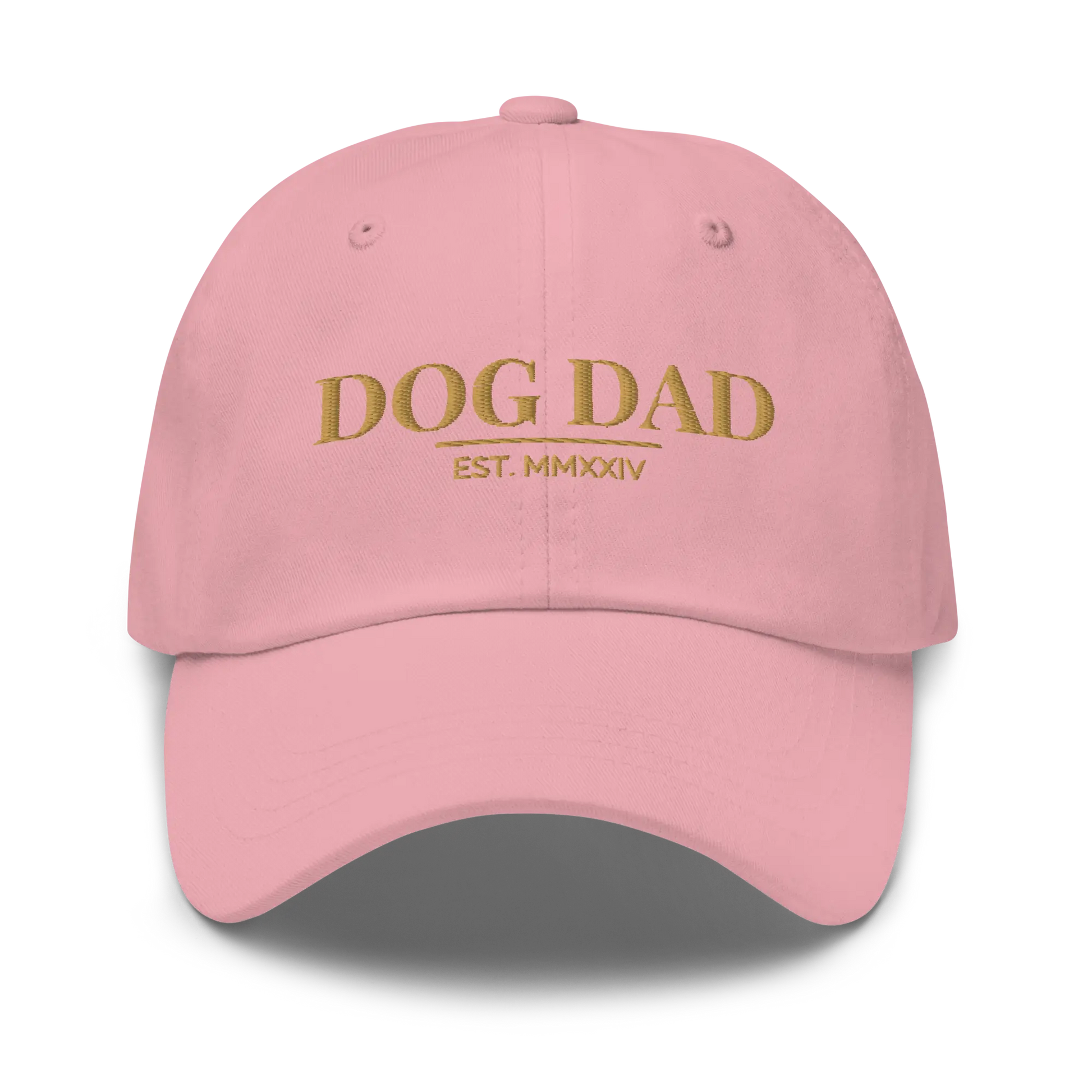 dog dad hat in pink