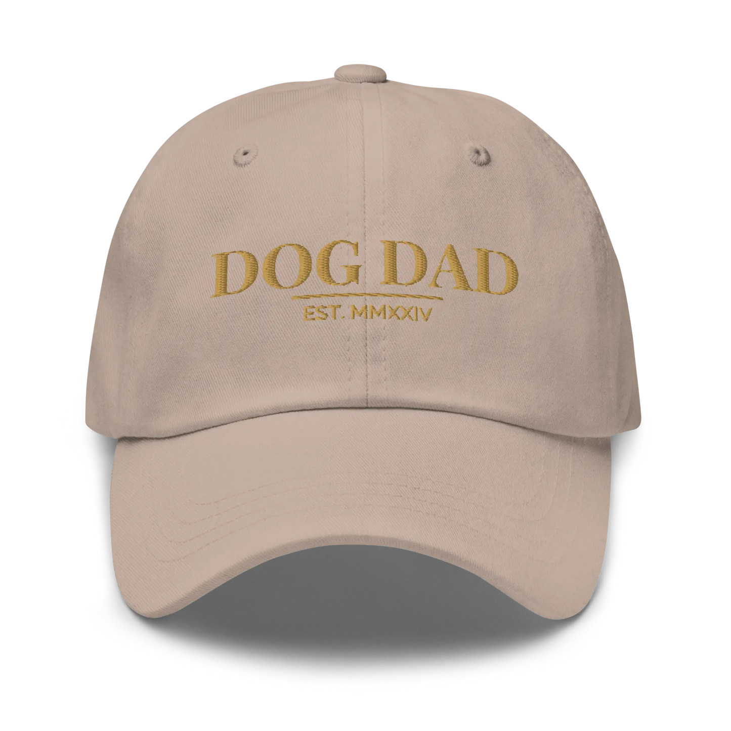 dog dad hat in stone
