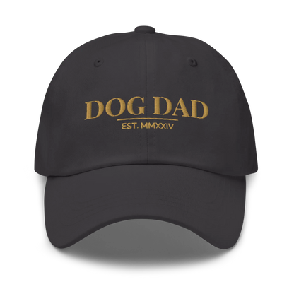 dog dad hat in grey