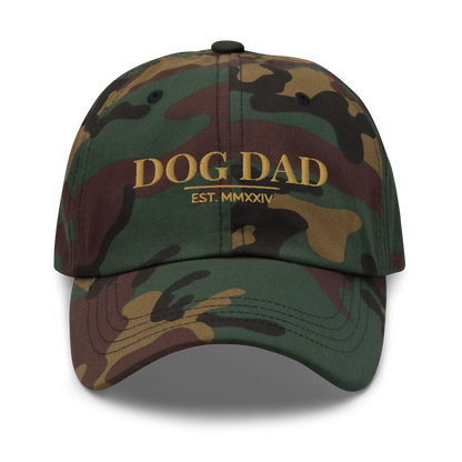 dog dad hat in camo