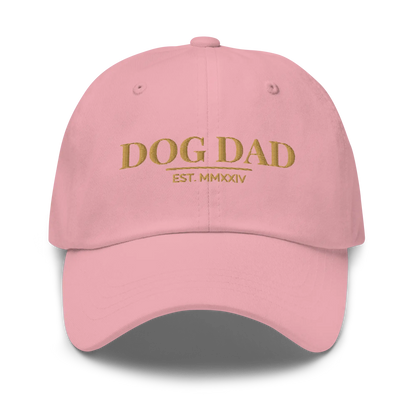dog dad hat in pink