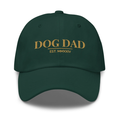 dog dad hat in spruce green